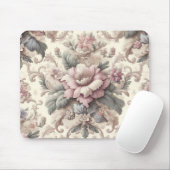 Elegant  Floral Pattern Muismat (Met muis)