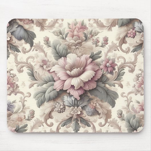 Elegant  Floral Pattern Muismat (Voorkant)