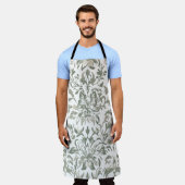 Elegant Floral Pattern Schort (Gedragen)