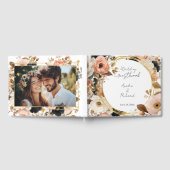 Elegant Floral Personalized Wedding Guestbook Gastenboek (Volledig)