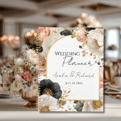 Elegant Floral Personalized Wedding Planner