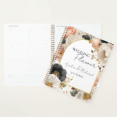 Elegant Floral Personalized Wedding Planner (Devant avec enveloppe)