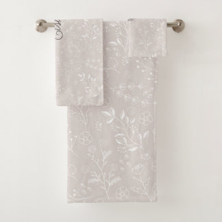 Élégant floral personnalisé