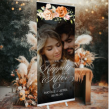 Elegant Floral Photo Wedding