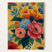 Elegant Floral Planner (Achterkant)