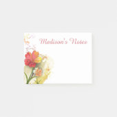 Elegant Floral Post-it® Notes (Voorkant)