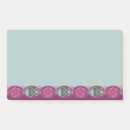 Elegant  Floral Post-it® Notes (Voorkant)