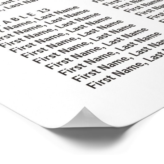 Élégant floral pourpre 18 Table Tableau de siège (Coin)