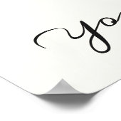  Elegant  Floral Red Carnance Poster (Hoek)