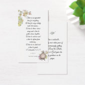 Élégant Floral Religieux Bible Sagesse Signet (Bureau)