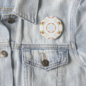 Elegant Floral Ronde Button 5,7 Cm (In situ)