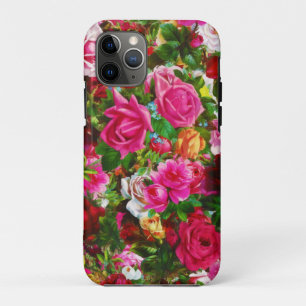 Elegant  Floral Roos Garden Blossom iPhone 11 Pro Hoesje