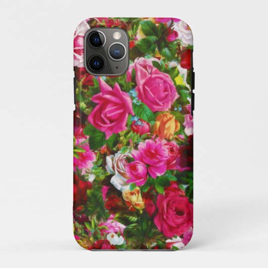 Elegant Floral Roos Garden Blossom Case-Mate iPhone Case (Achterkant)