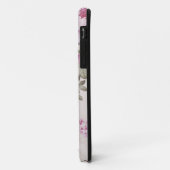Elegant  Floral Roos iPhone Case (Achterkant/links)