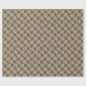 Elegant Floral Roos Petal Pattern Cadeaupapier (Vlak)