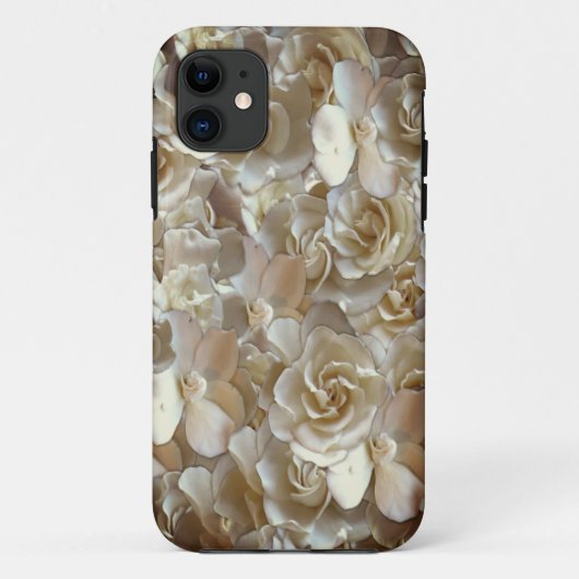 Elegant Floral Roos Petal Pattern Case-Mate iPhone Case (Achterkant)