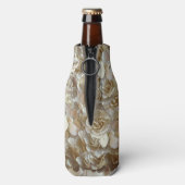 Elegant Floral Roos Petal Pattern Flesjeskoeler (Fles Achterkant)