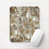 Elegant Floral Roos Petal Pattern Muismat (Met muis)