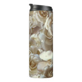 Elegant Floral Roos Petal Pattern Thermosbeker (Geroteerd rechts)