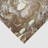 Elegant Floral Roos Petal Pattern Tissuepapier (Detail)