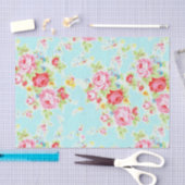 Elegant  Floral Roos Tissuepapier (Craft)