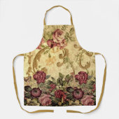 Elegant Floral Roos Victoriaans stijl Schort (Voorkant)