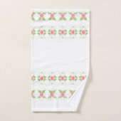 Élégant floral rose (Serviette à main)