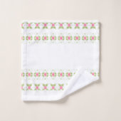 Élégant floral rose (Gant de toilette)