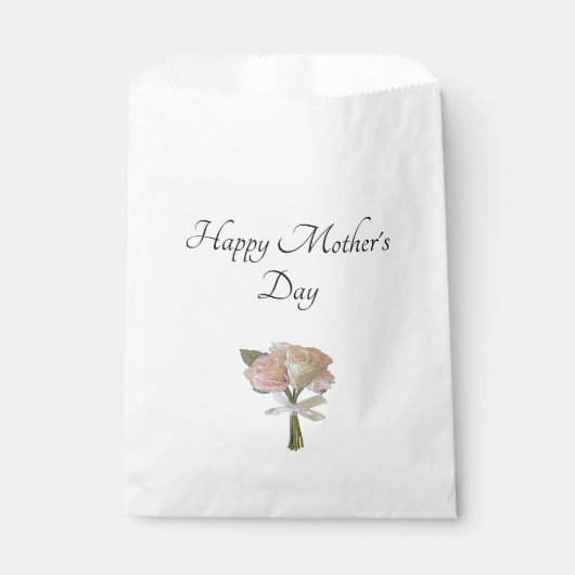 Elegant Floral Rozen Moederdag Bedankzakje (Voorkant)