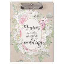 Elegant Floral Rozen & Peonies Wedding Planner