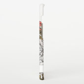 Elegant  Floral Script Name Samsung Galaxy Hoesje (Linkerkant)