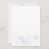 Elegant Floral Script Waterverf Vrijgezellenfeest Kaart (Achterkant)