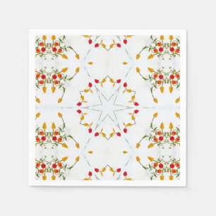 Elegant Floral Servet