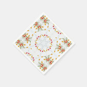 Elegant  Floral Servet (Hoek)