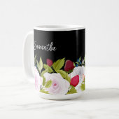 Elegant Floral Specialized Koffiemok (Voorkant links)