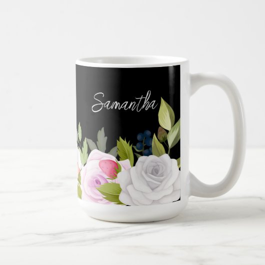 Elegant Floral Specialized Koffiemok (Rechts)