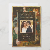 Elegant Floral Still Life Wedding Save the Date (Devant)