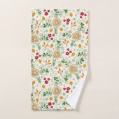 Elegant Floral Texture Bad Handdoek (Handdoek)