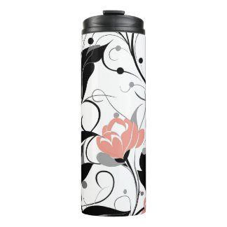 Elegant Floral Thermosbeker