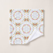 Élégant floral Vintage (Gant de toilette)