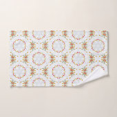 Élégant floral Vintage (Serviette à main)