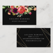 Elegant Floral Visitekaartje (Voorkant / Achterkant)