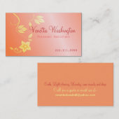 Elegant Floral Visitekaartje (Voorkant / Achterkant)