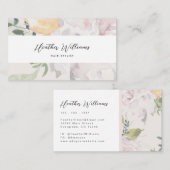 Elegant Floral Visitekaartje (Voorkant / Achterkant)