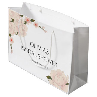 Elegant Floral Vrijgezellenfeest voor grote cadeau Groot Cadeauzakje