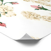 Elegant  Floral Wallpaper Poster (Hoek)