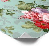Elegant  Floral Wallpaper Poster (Hoek)