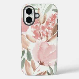 Elegant Floral Waterverf iPhone 16 Hoesje