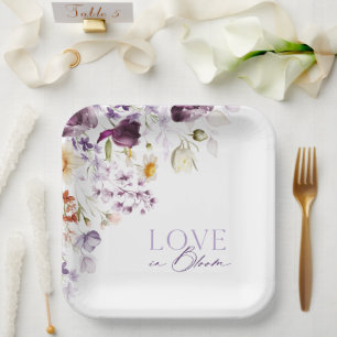 Elegant Floral Wedding Bord – Liefde in Bloei