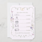Elegant Floral Wedding Invitation Editable Custom (Dos)